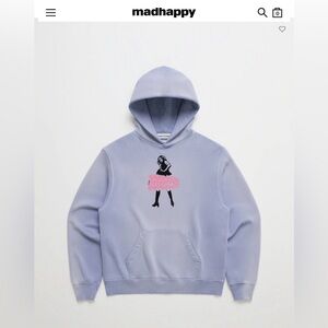 Mad Happy Hysteric Glamour Midweight Fleece Hoodie in the color “Verbana”